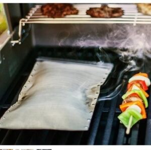 Smoking Pouch For Grill BBQ Stainless Steel, New Unopened Package